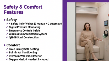 A0 Mini Professional Hard Hyperbaric Chamber 2ATA