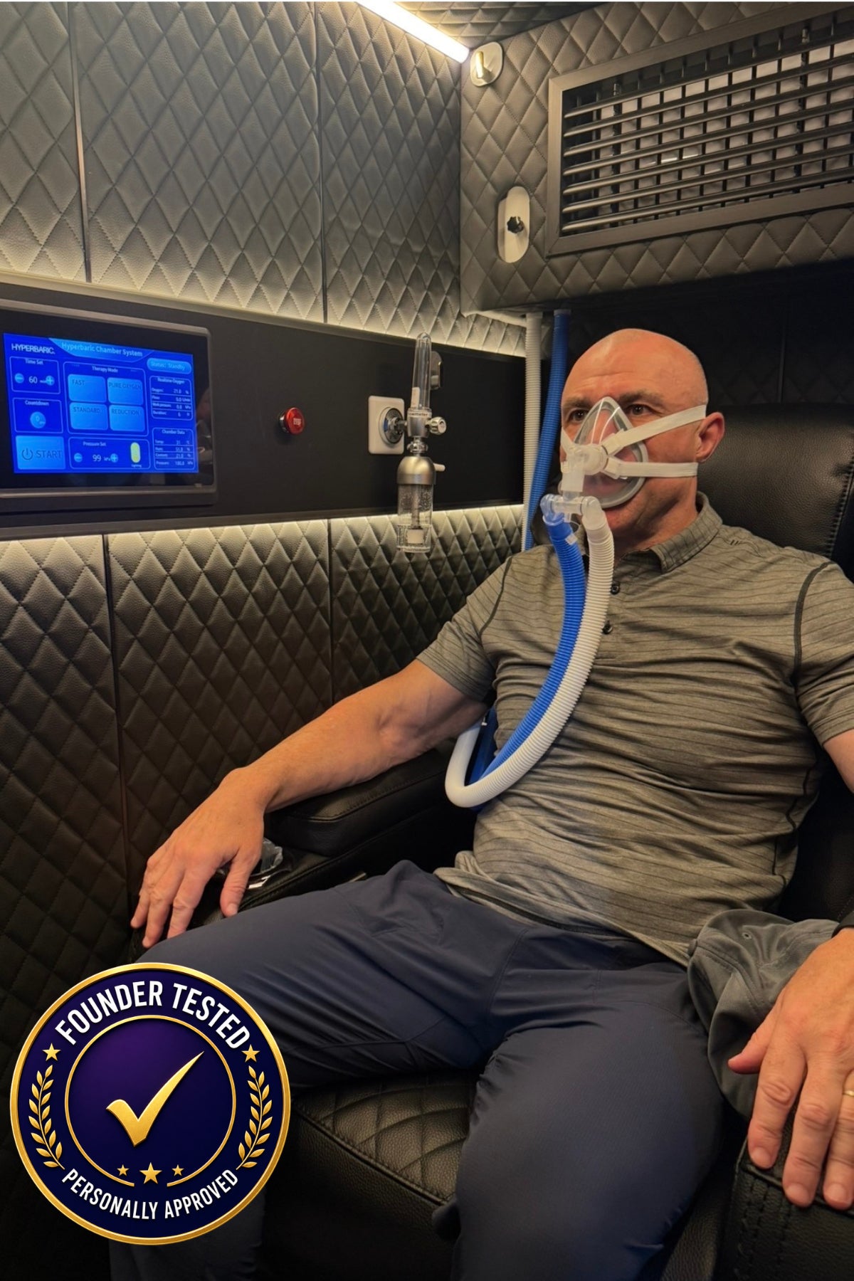 A1 One-Seater Professional Hard Hyperbaric Chamber 2ATA