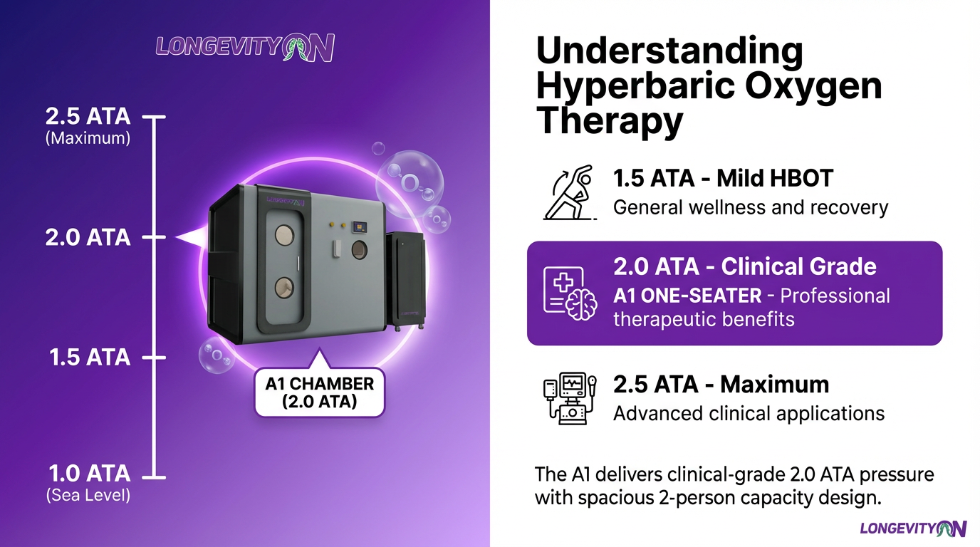 A1 One-Seater Professional Hard Hyperbaric Chamber 2ATA