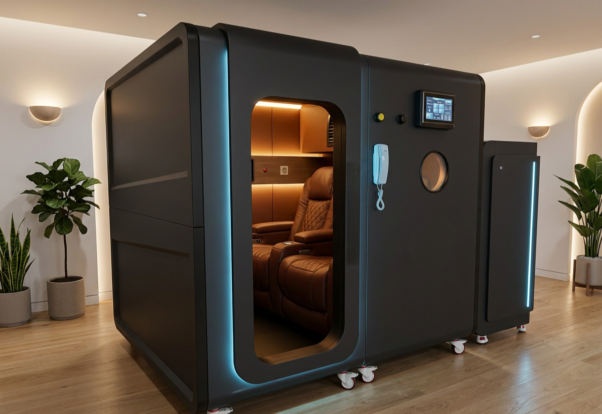 A2 Two-Seater Professional Hard Hyperbaric Chamber 2ATA