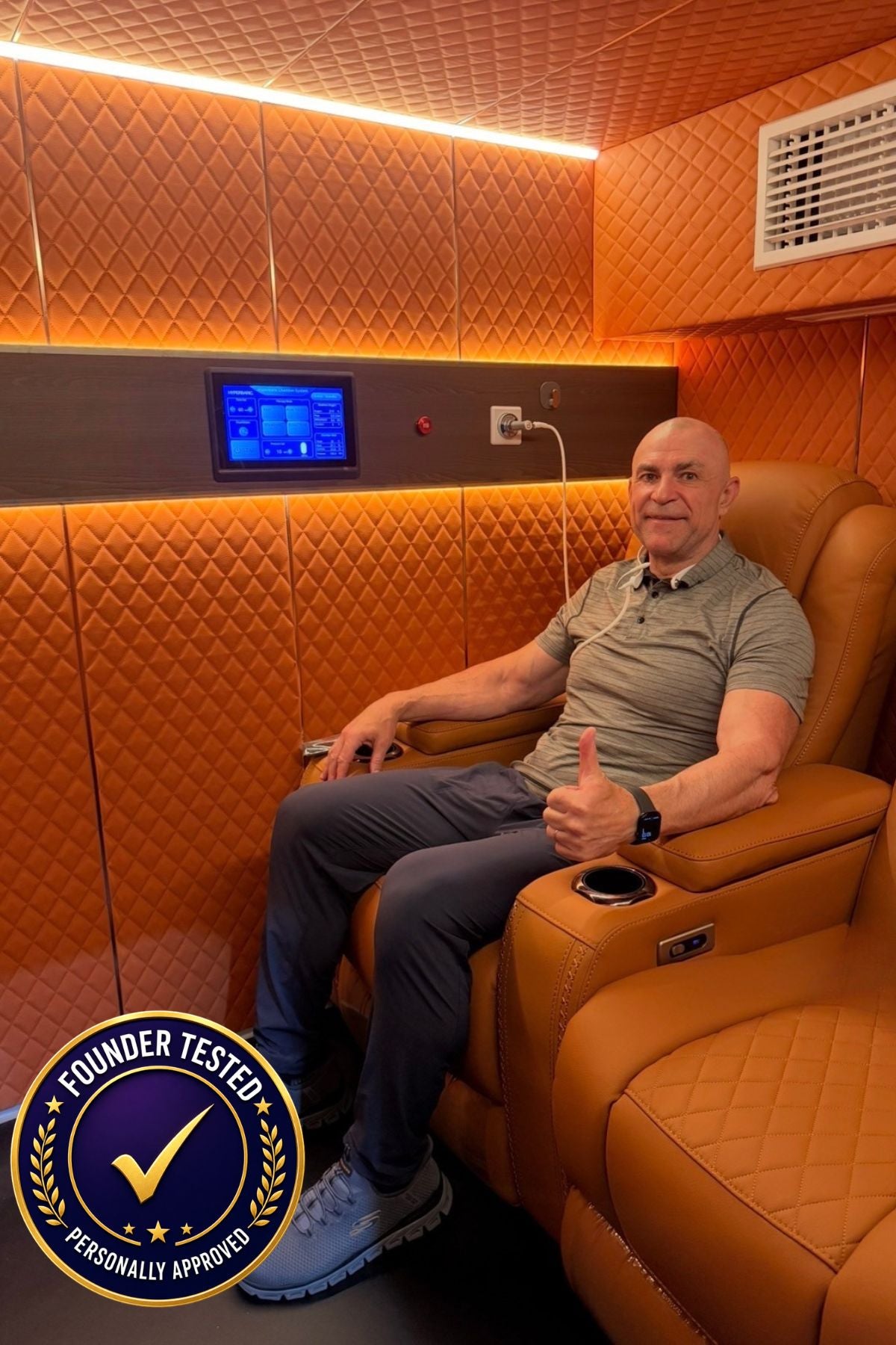 A2 Two-Seater Professional Hard Hyperbaric Chamber 2ATA