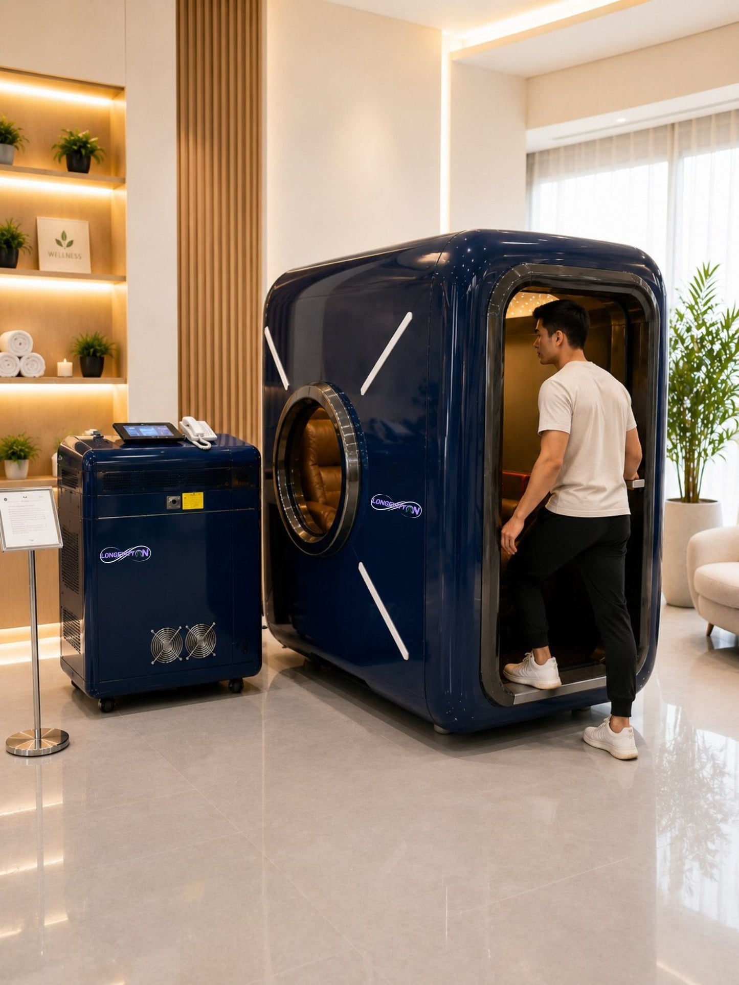 CF-1 Carbon Fiber Hyperbaric Chamber 2.0 ATA