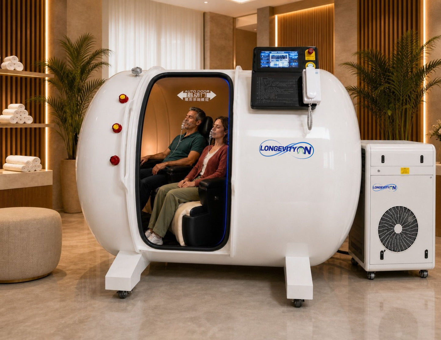 O2 Two-Seater Hyperbaric Chamber 2.0 ATA