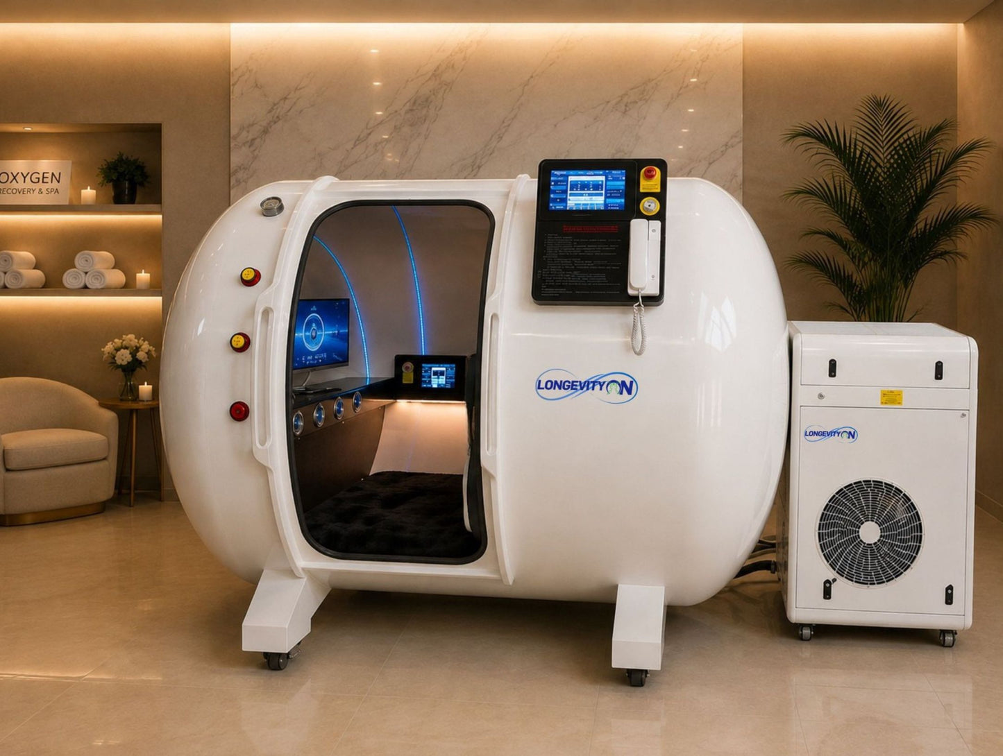 O2 Two-Seater Hyperbaric Chamber 2.0 ATA