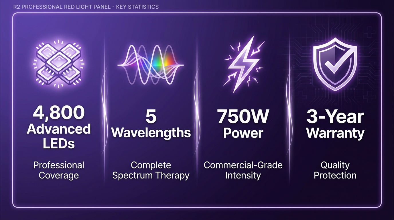 R2 Professional Red Light Therapy Panel