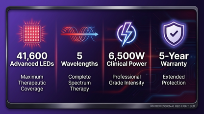 R6 Professional Grade Red Light Bed