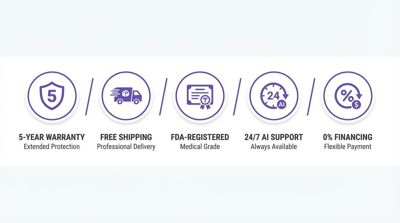 R6 Professional Grade Red Light Bed