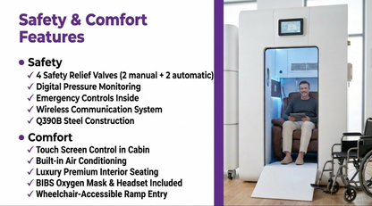 W1 Universal Access Hyperbaric Chamber 2.0 ATA